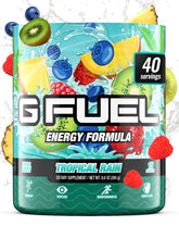 G Fuel Tropical Rain tub ready to mix for a refreshing energy boost