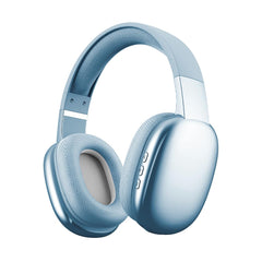 Gabba Goods wireless over-ear headphones in blue for immersive sound and hands-free calls