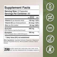 GADE Nutrition Quercetin with Bromelain daily usage scene suggesting routine incorporation.