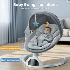 GAEZAP swing seat highlights breathable fabric and a secure 5-point harness