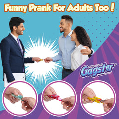 Gagster fake-chewed gum close-up reveals realistic look for pranks