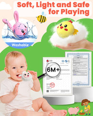 Gagule barn toy sheep featuring gentle sounds to engage hearing