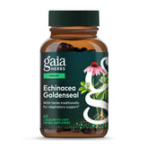 Gaia Herbs Echinacea Goldenseal bottle ready for daily immune support.