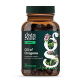 Gaia Herbs Oil of Oregano bottle highlighting quality and immune support potential