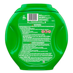 Gain Flings 3-in-1 pods, compact and powerful, delivering clean clothes with odor removal.