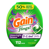 Gain Flings Moonlight Breeze pacs ready for a fresh, crisp wash.