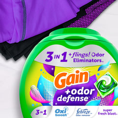 Gain Flings Super Fresh Blast fragrance evokes crisp floral and fruit notes