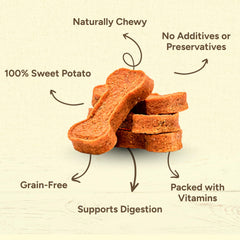 Packaging of Gaines Family Farmstead dog bones highlighting Made in USA and local ingredients
