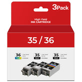 Gaiyeep Tuny PGI-35 black ink cartridges for Canon printers deliver sharp text