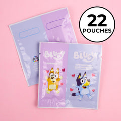 Galerie 22 individually wrapped pouches provide convenient snacking for events.