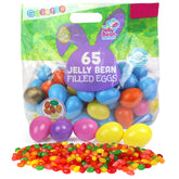 Galerie bulk Easter eggs in a 65-count bag, candy-filled for Easter fun.