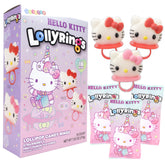 Galerie Hello Kitty lollipop ring strawberry close-up shows fruity flavor and playful design.