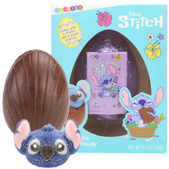 Galerie Lilo and Stitch chocolatey egg ready for Easter gifting with a cute marshmallow surprise.
