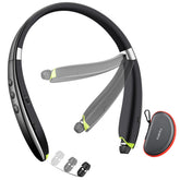 Galirity neckband with retractable earbuds offering all-day comfort.