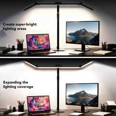 Galnolt LED Desk Lamp gooseneck flexibility lets you aim light precisely for tasks.