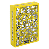 Gamely Six Second Scribbles box front for fast, family-friendly doodle challenges