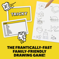 Gamely Six Second Scribbles category cards spread for quick creativity