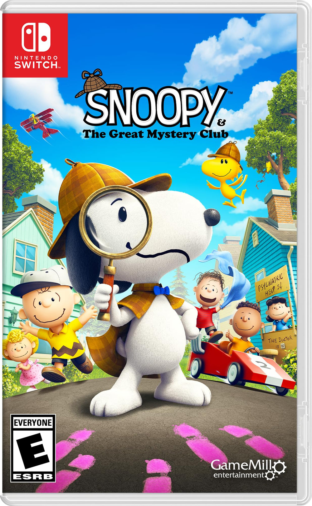 Game Mill Snoopy detective hat ready for mystery solving on Nintendo Switch