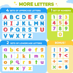 GAMENOTE double-sided magnetic board in use for interactive spelling and drawing