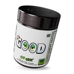 GG Energy powder being mixed with water for a quick keto-friendly boost.