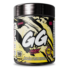 Gamer Supps GG Energy Lemonade tub with flavor-rich powder for keto-friendly energy.