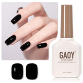 GAOY Black Gel Nail Polish 1001 bottle ready for a bold at-home manicure.