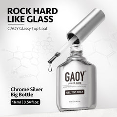 GAOY brushed-stainless-steel cap design adds premium grip and style.