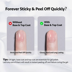 GAOY Builder Gel self-leveling application for smooth, durable nails at home.
