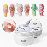 GAOY Clear 3D Sculpting Gel bottle for precise 3D nail art construction