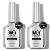 GAOY Crystal Glossy Top Coat 16ml for a high-shine gel manicure.
