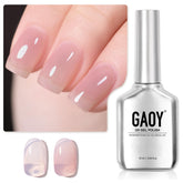GAOY Jelly Nude gel nail polish bottle for at-home manicure.