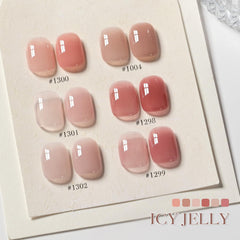 GAOY Jelly Nude bottles illustrate sheer color layering and customizable coverage.