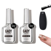 GAOY matte gel top coat bottles front for durable matte manicure