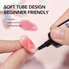 GAOY Nail Art Gel Rhinestone Glue for secure rhinestone placement.