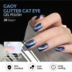 GAOY nail prep shows buffing to create texture before base coat.