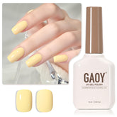 GAOY Lemon Pie gel polish bottle ready for at-home manicure with rich, long-lasting color.