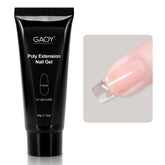 GAOY poly gel clear bottle for at-home nails with easy application.