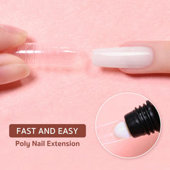 GAOY Poly Gel application steps guide for beginners.