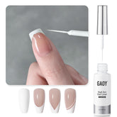 GAOY White Swirl gel nail polish bottle ideal for home art