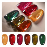 GAOY jelly red gel polish bottle for bold at-home manicure