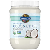 Garden of Life coconut oil raw extra virgin jar for pure cooking and skin care