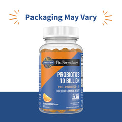 Close-up of Garden of Life Dr Formulated probiotic gummies texture and flavor appeal for easy daily intake
