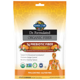 Garden of Life Dr. Formulated Organic Fiber Powder citrus jar for daily prebiotic support