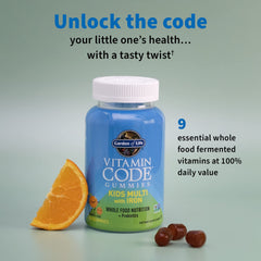 Garden of Life Kids Multivitamin Gummies made with pectin not gelatin for kid friendly texture