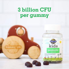 Garden of Life Kids Probiotic Cherry Gummies USDA Organic certification logo visible