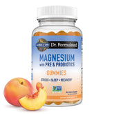 Garden of Life magnesium gummies peach bottle for stress support