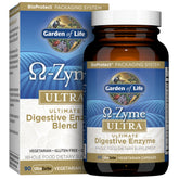 Garden of Life Omega-Zyme Ultra bottle with 90 capsules supports daily digestion