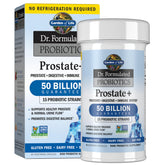 Garden of Life Prostate+ bottle front view showing probiotic formula for prostate support