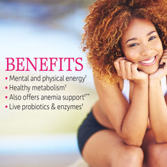 Garden of Life Raw B-12 probiotic blend supports digestion