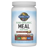Garden of Life vanilla chai powder for a creamy plant-based meal replacement.
